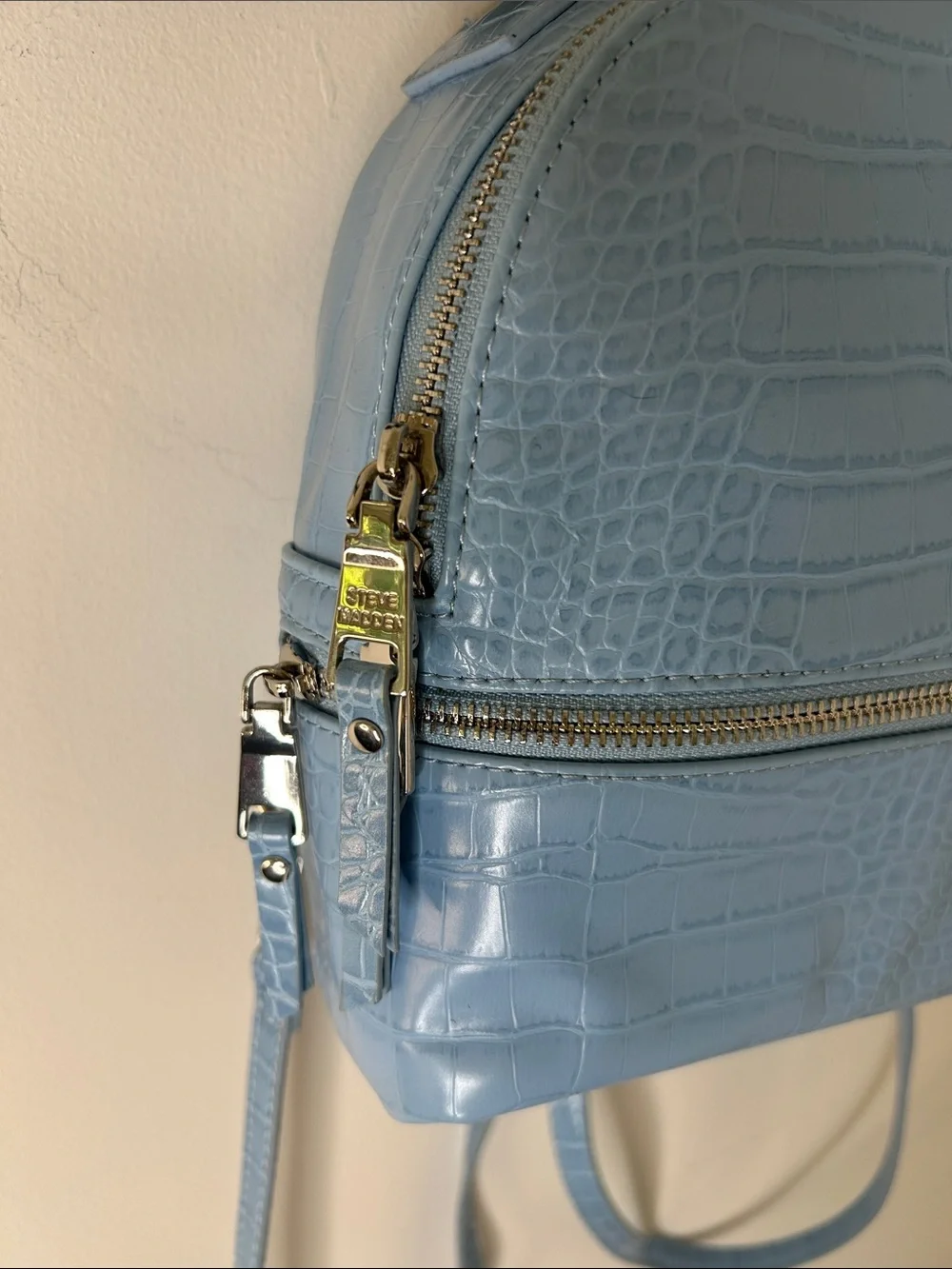 Steve Madden faux leather backpack